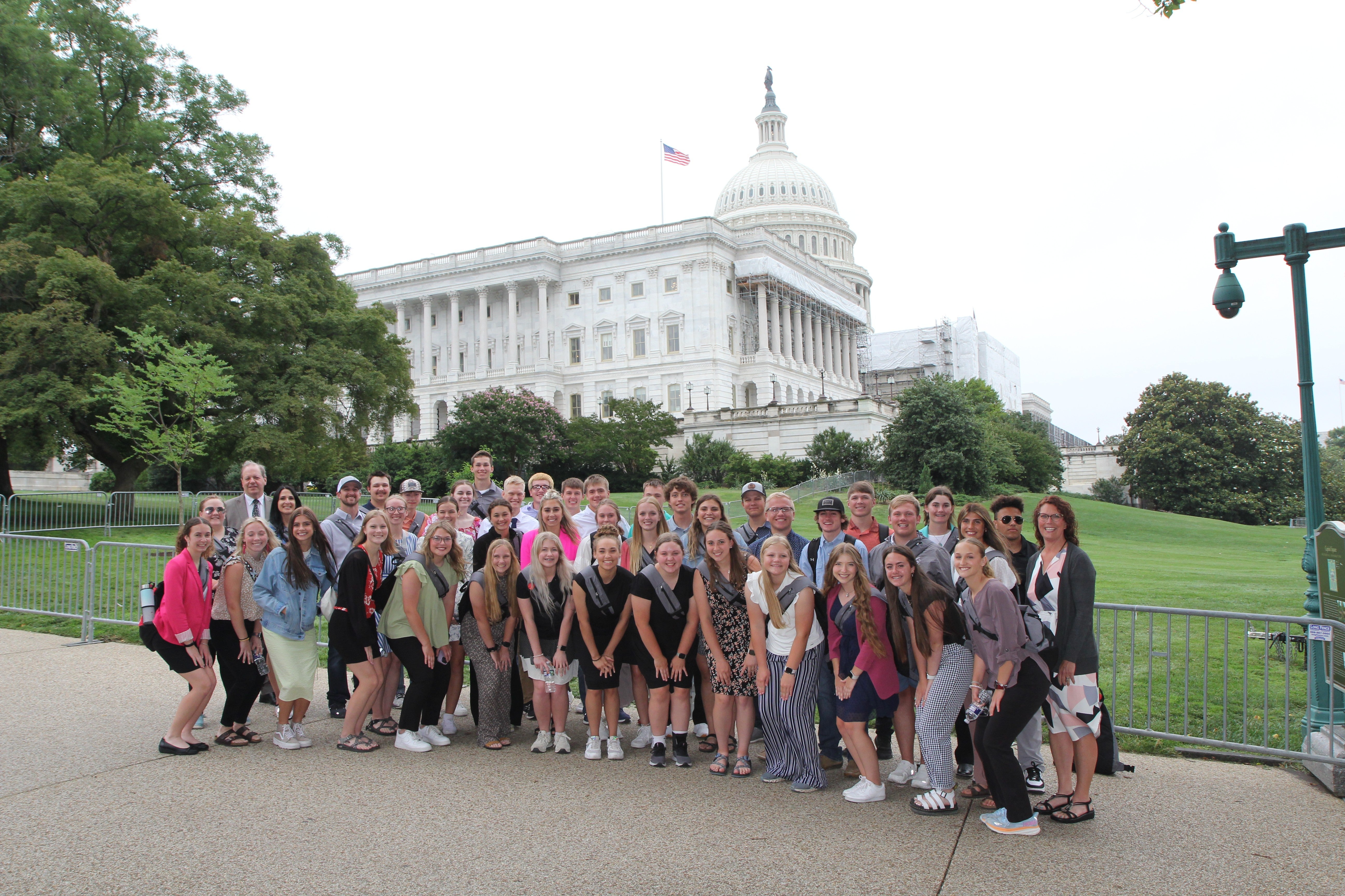 Group of Youth Tour Students in Washington DC