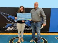 Taylor Watson presented award by director Johnny Rider